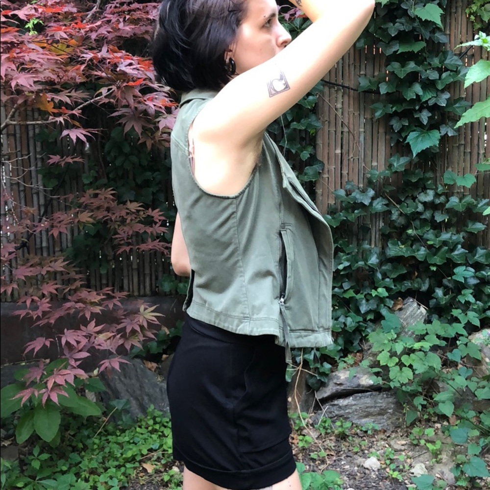 NWOT Marrakesh for Anthropologie Green Vest - Picture 4 of 8